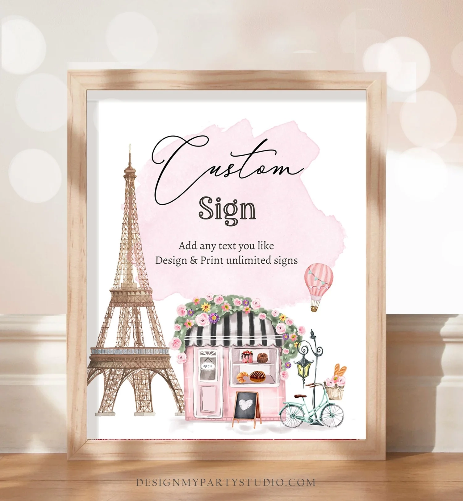 Printable Eiffel Tower Signs Printable Eiffel Tower Signs