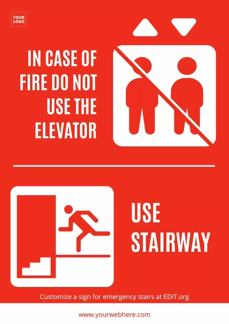 Editable Templates For Stairway Signage Editable Templates For Stairway Signage