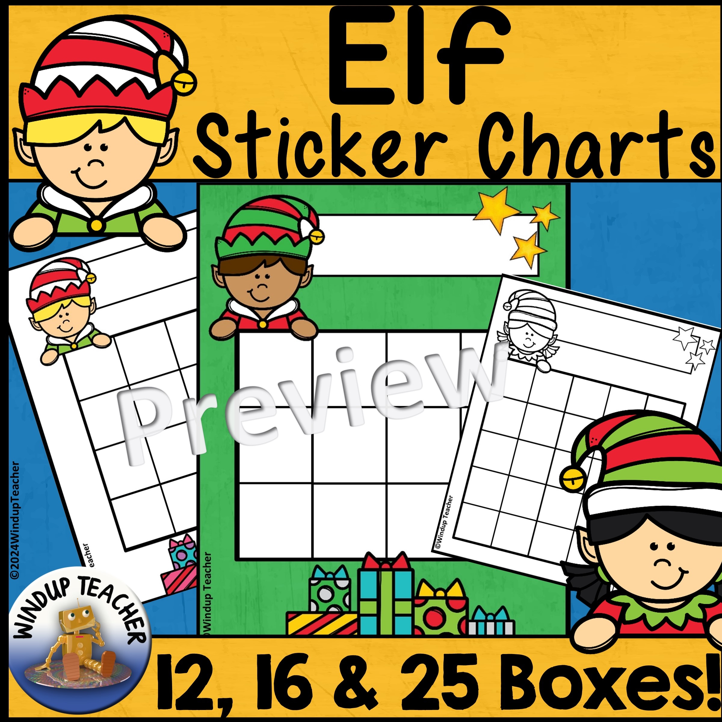 Printable Christmas Elf Reward Chart Printable Christmas Elf Reward Chart
