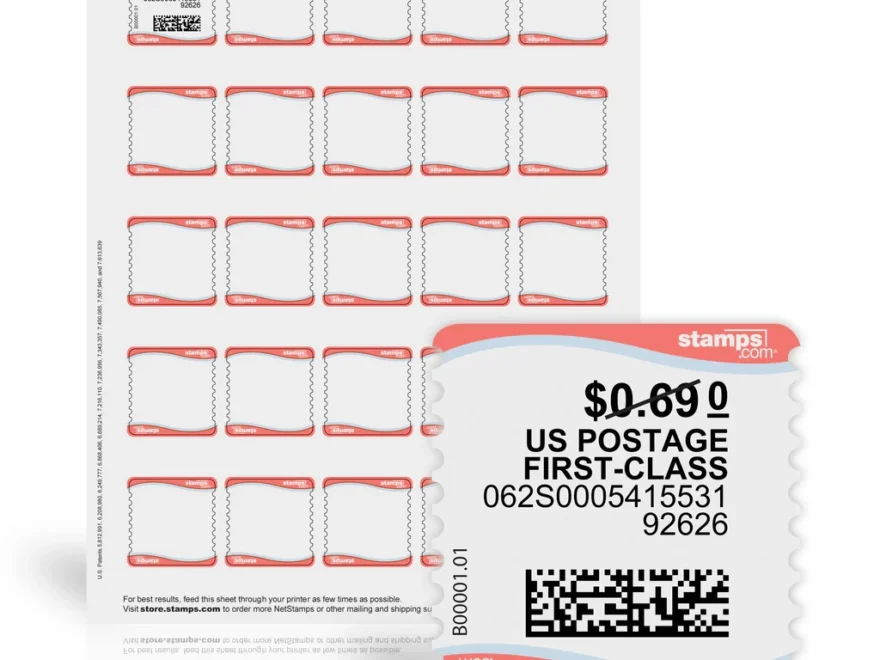 Endicia Original NetStamps Sheets