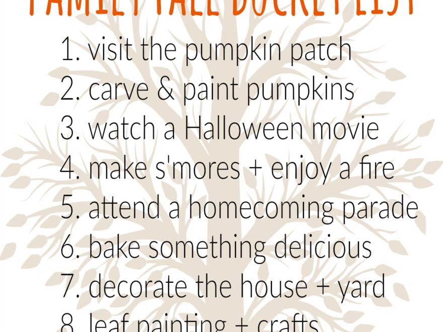 Family Fall Bucket List Free Printable It s Gravy Baby