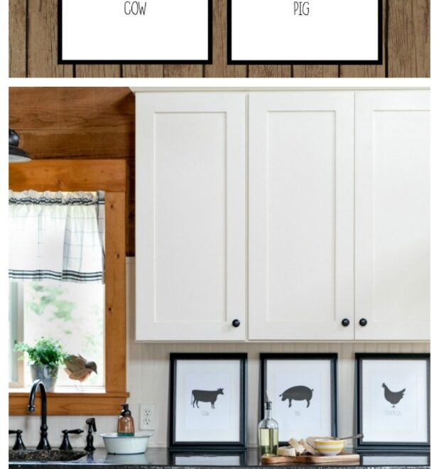 Farmhouse Farm Animal Printables CREATIVE CAIN CABIN