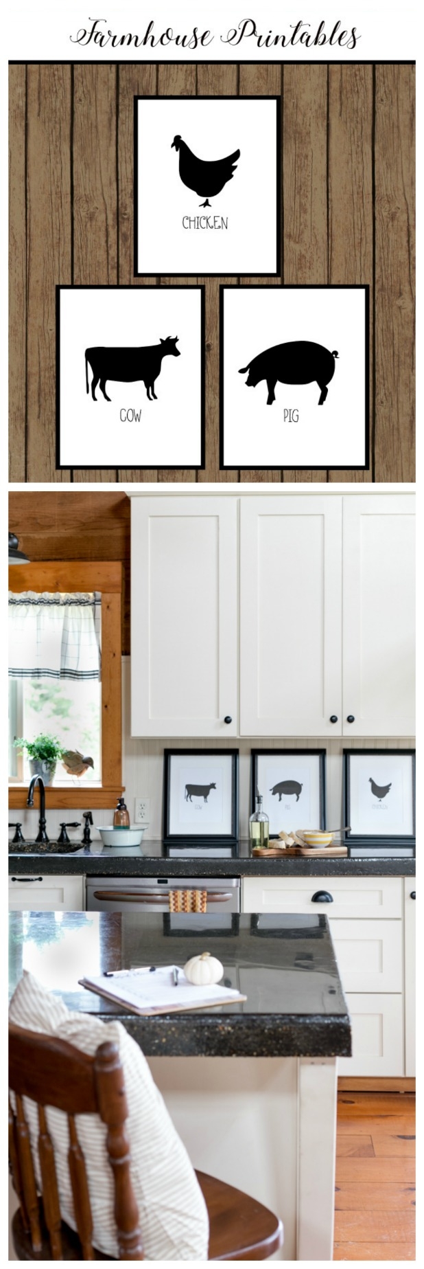 Farmhouse Farm Animal Printables CREATIVE CAIN CABIN