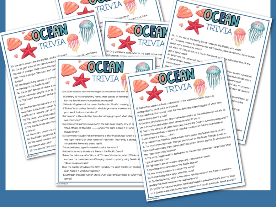 Fascinating Ocean Trivia Questions And Answers