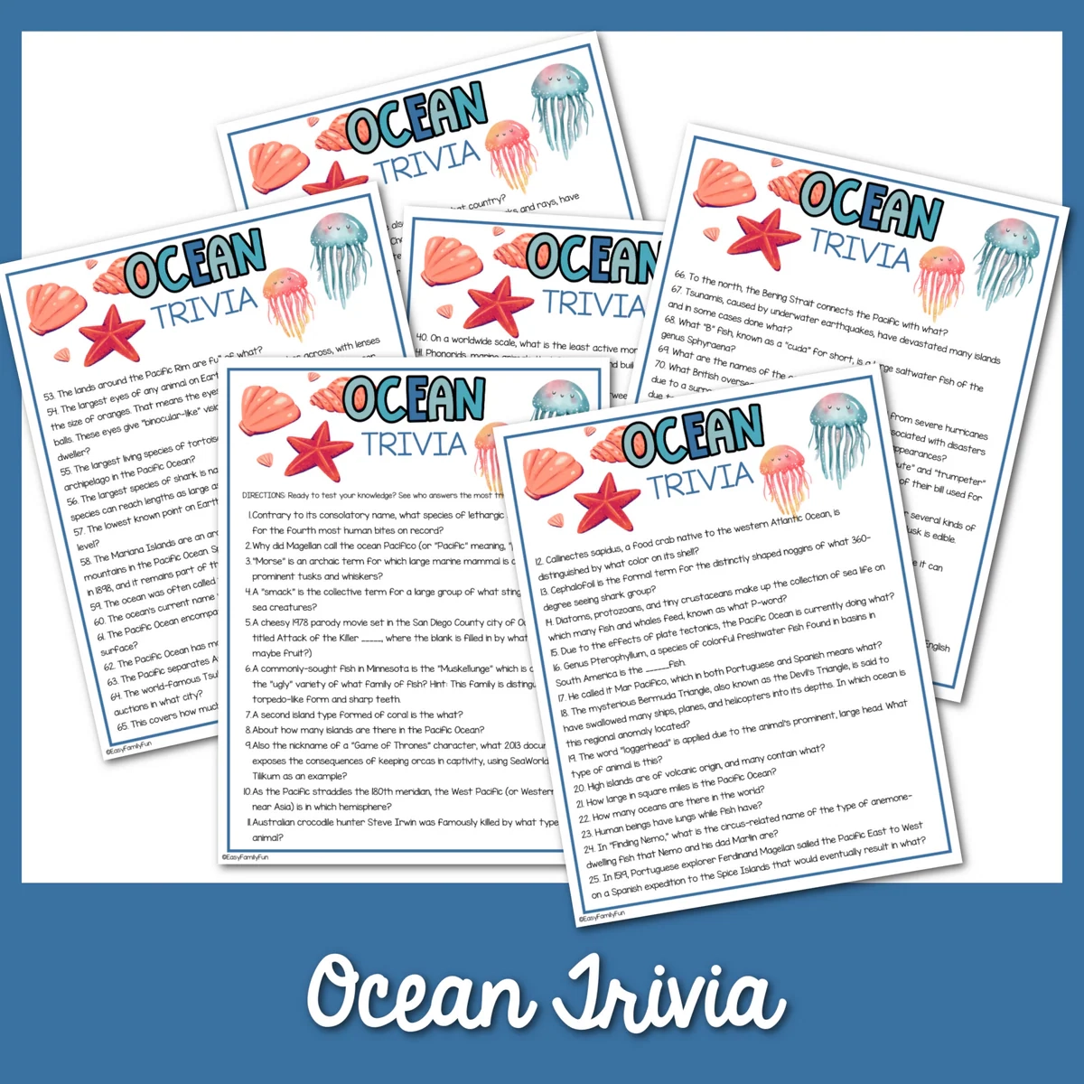 Fascinating Ocean Trivia Questions And Answers