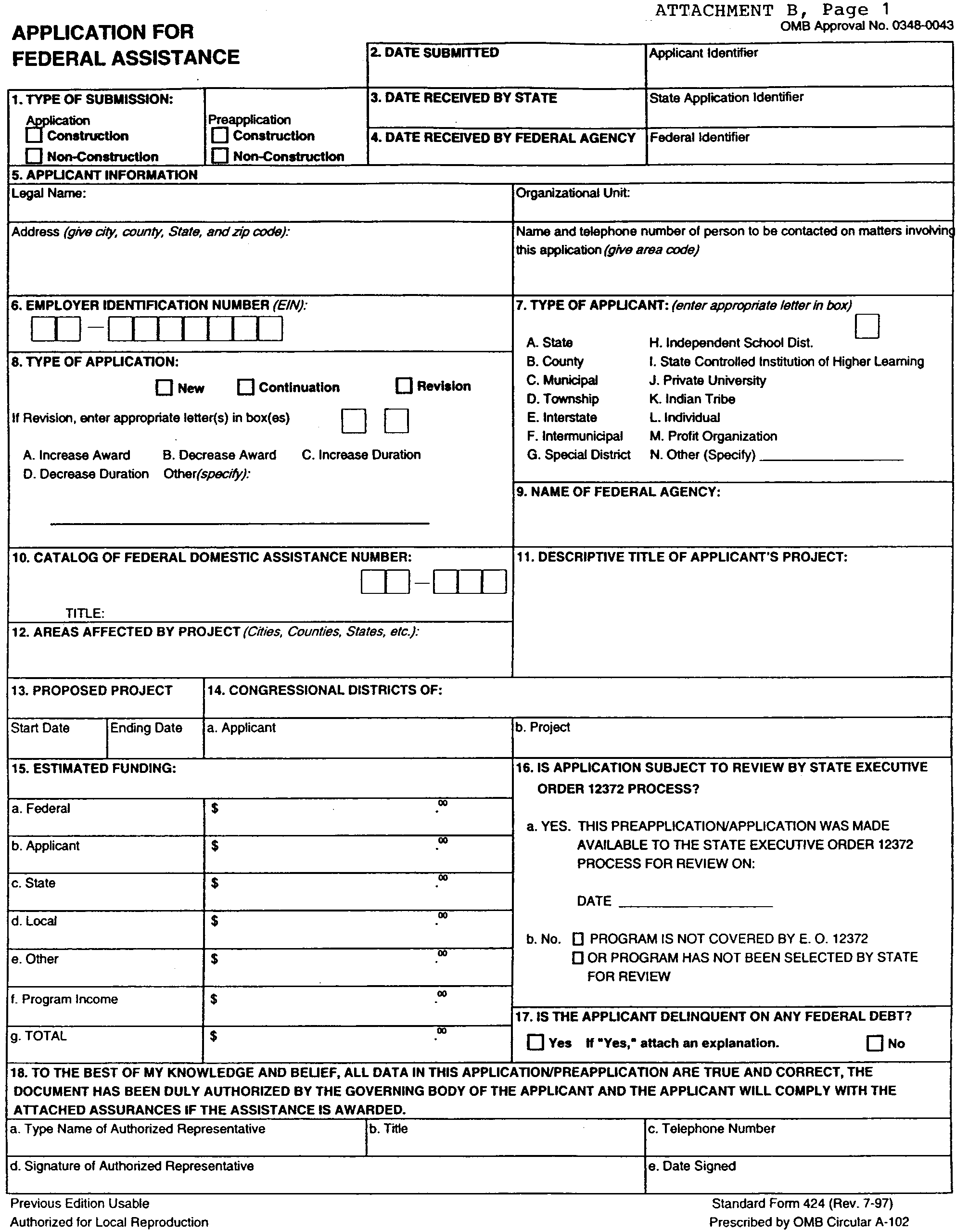 Federal Register Request For Applications Under The Office Of 