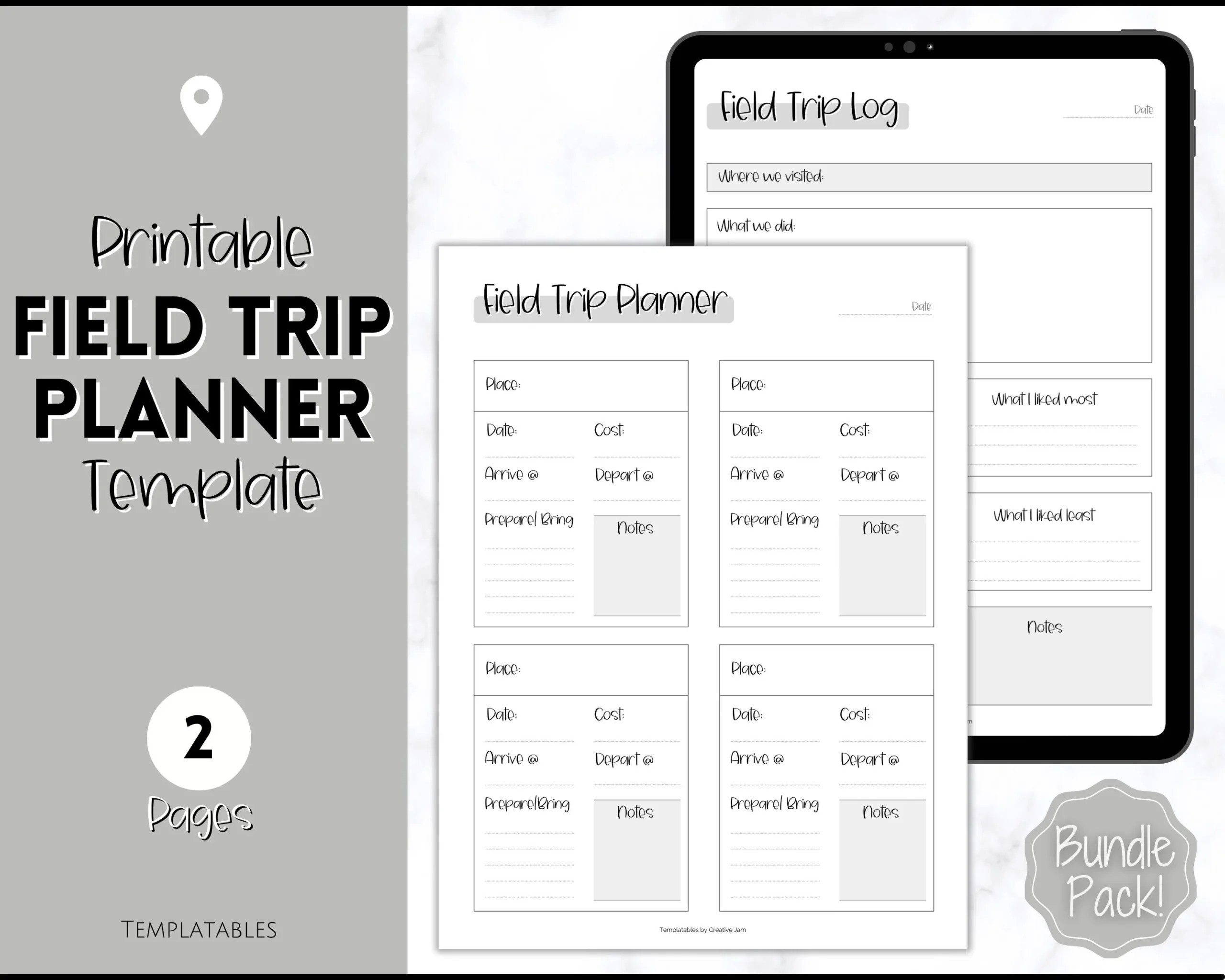 Field Trip Schedule Printable Field Trip Schedule Printable