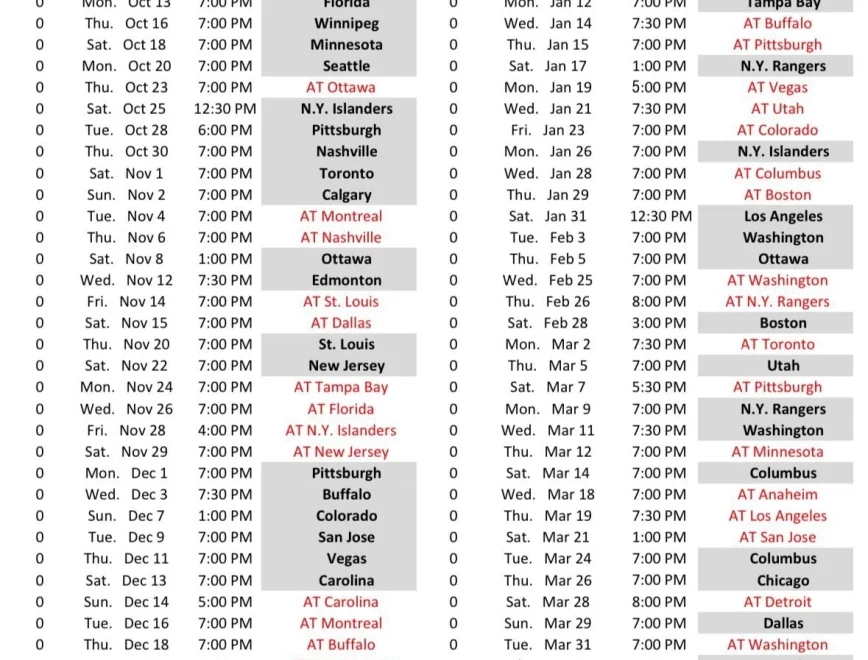Flyers Drop 2025 26 Schedule Tough Start No Black Friday Home