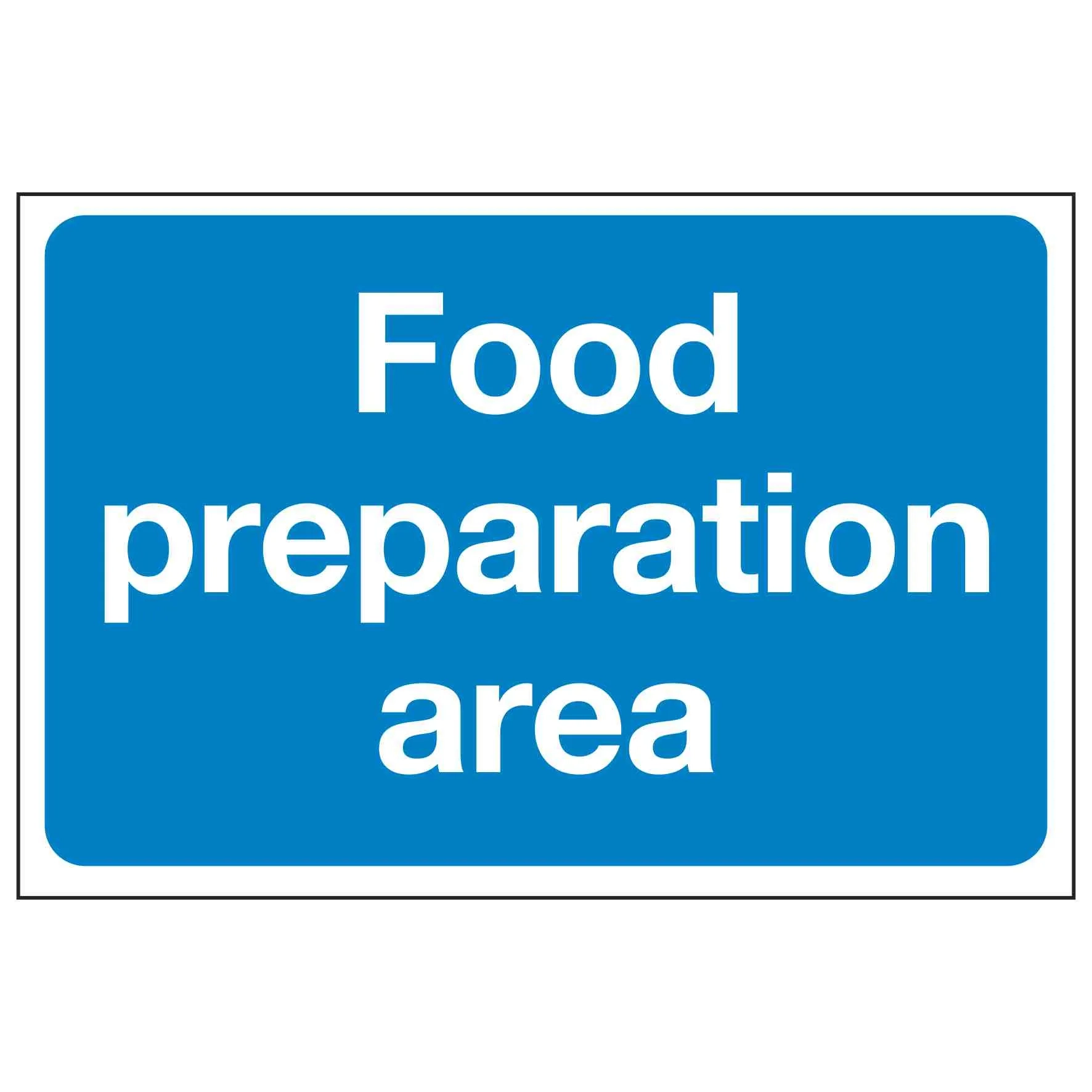 Food Preparation Area Linden Signs amp Print Food Preparation Area Linden Signs amp Print