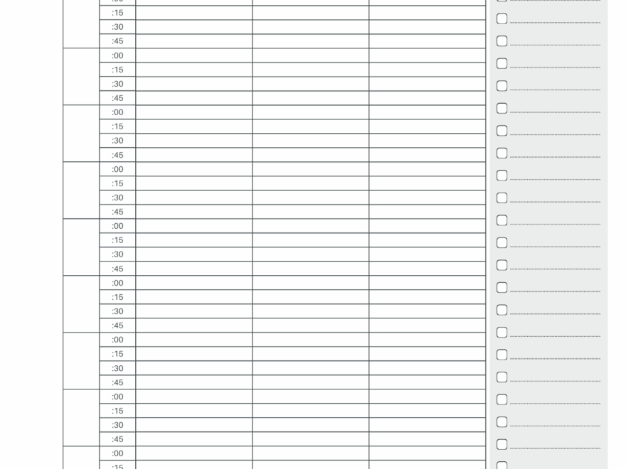 FREE 2 Page Weekly Planner Printable
