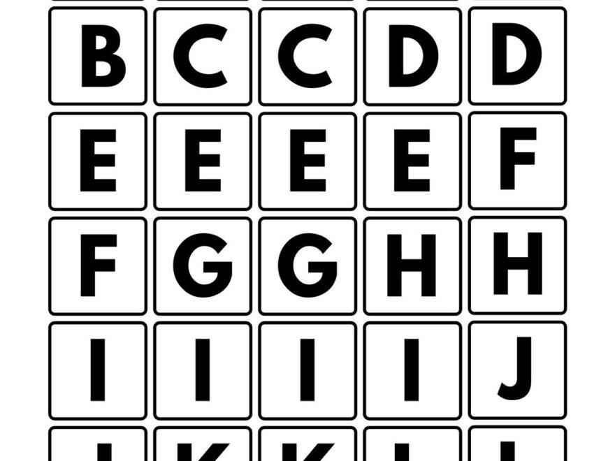 Free And Customizable Alphabet Templates Canva