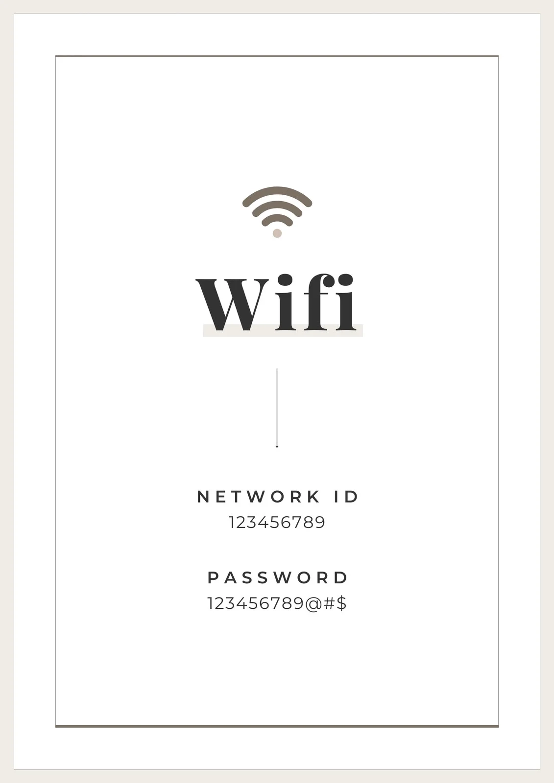 Free And Customizable Wifi Templates Free And Customizable Wifi Templates