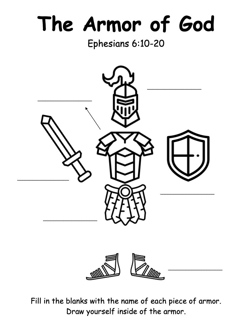 Free Armor Of God Worksheet Download Free Armor Of God Worksheet Free Armor Of God Worksheet Download Free Armor Of God Worksheet