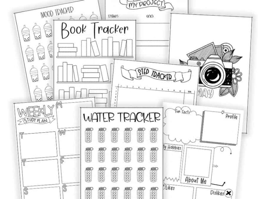 Free Bullet Journal Printables Masha Plans
