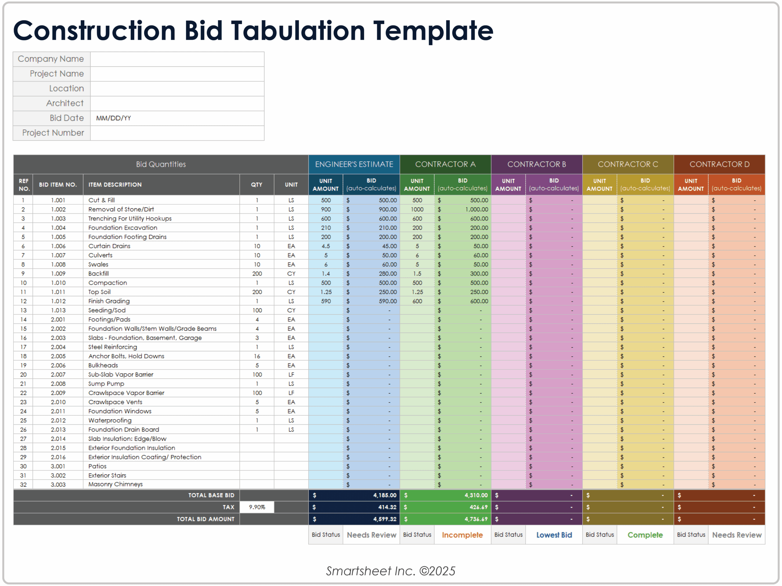 Printable Tab Sheet Proposals Printable Tab Sheet Proposals