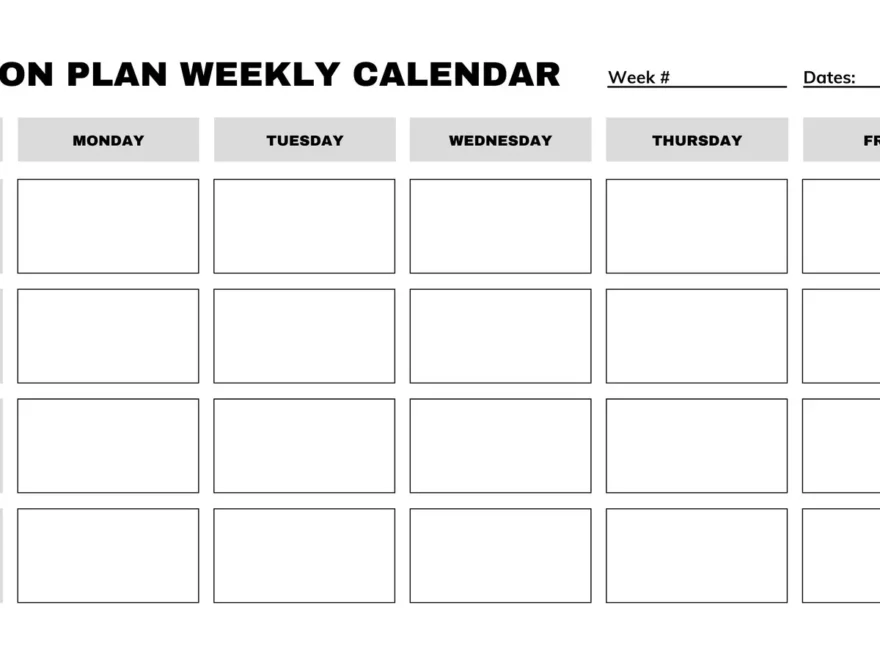 Free Custom Printable Classroom Calendar Templates Canva