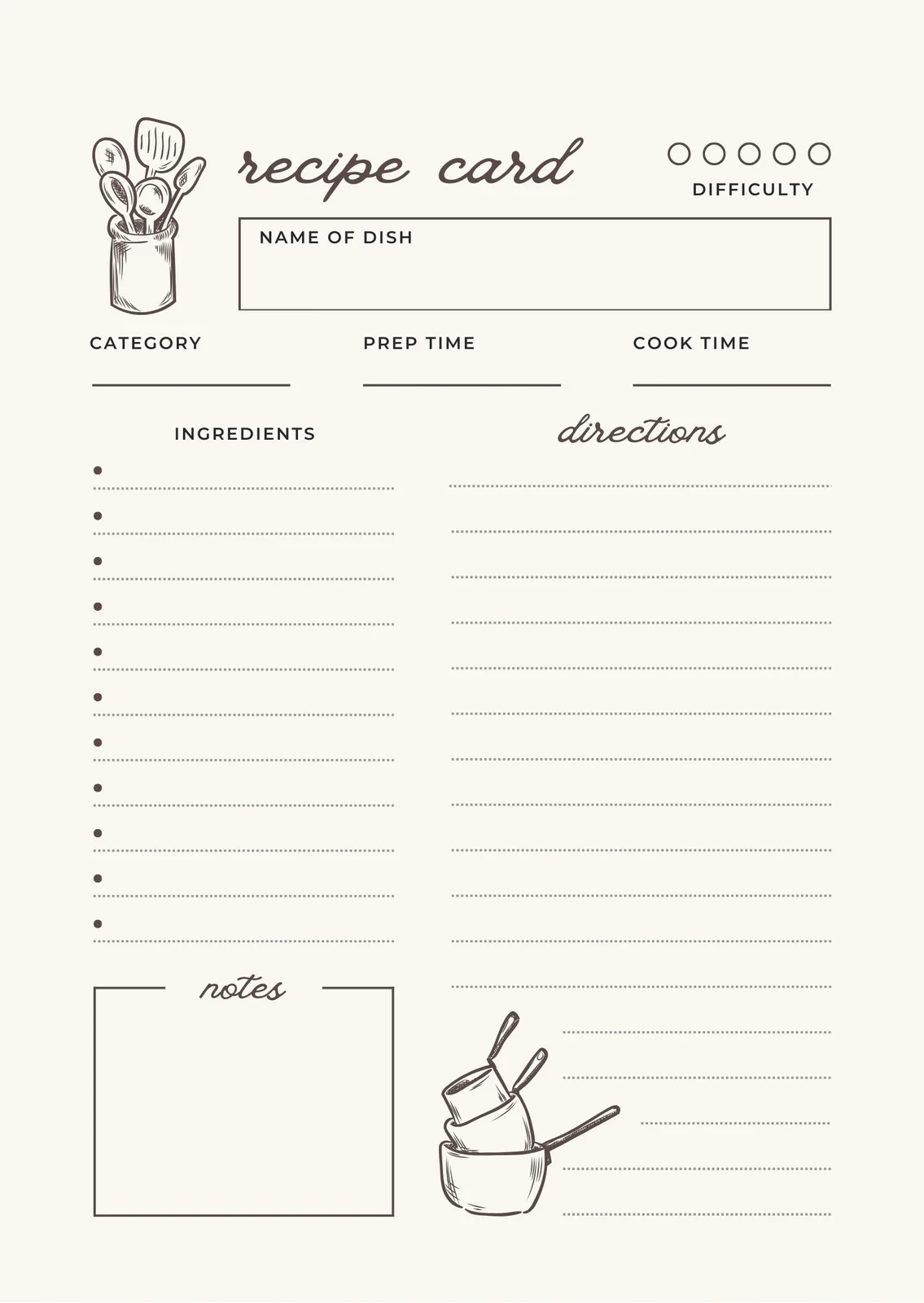 Free Custom Printable Recipe Card Templates Online Canva Free Custom Printable Recipe Card Templates Online Canva