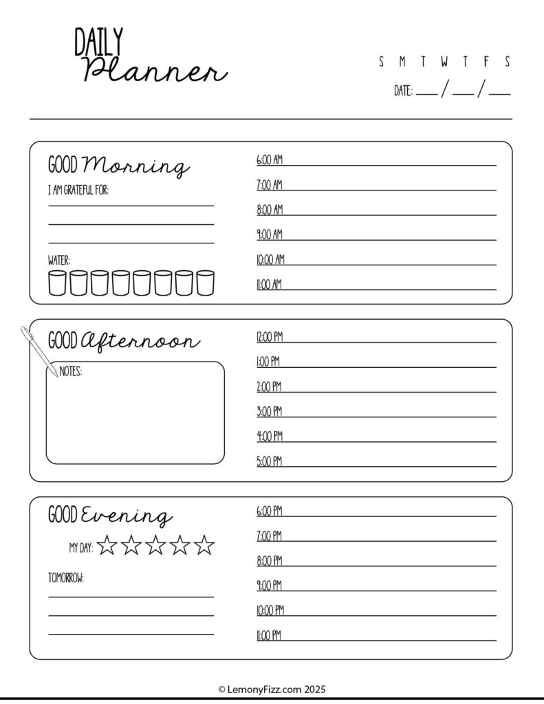 Free Printable Planner Pgs Free Printable Planner Pgs