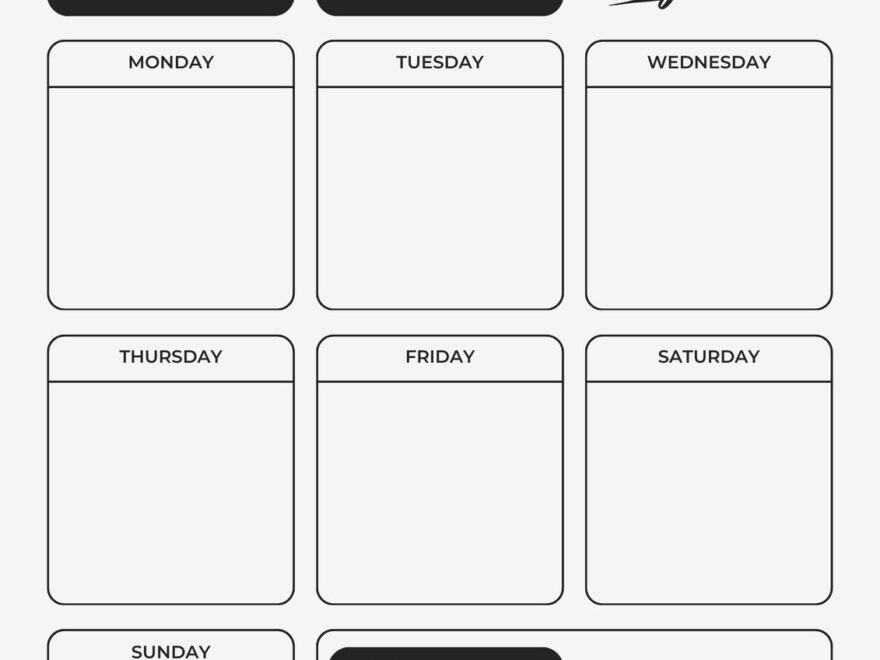 Free Daily Planner Templates To Customize Canva