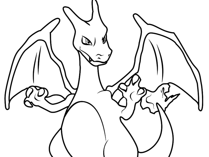 Free Download To Print Pokemon Charizard Coloring Page BubaKids