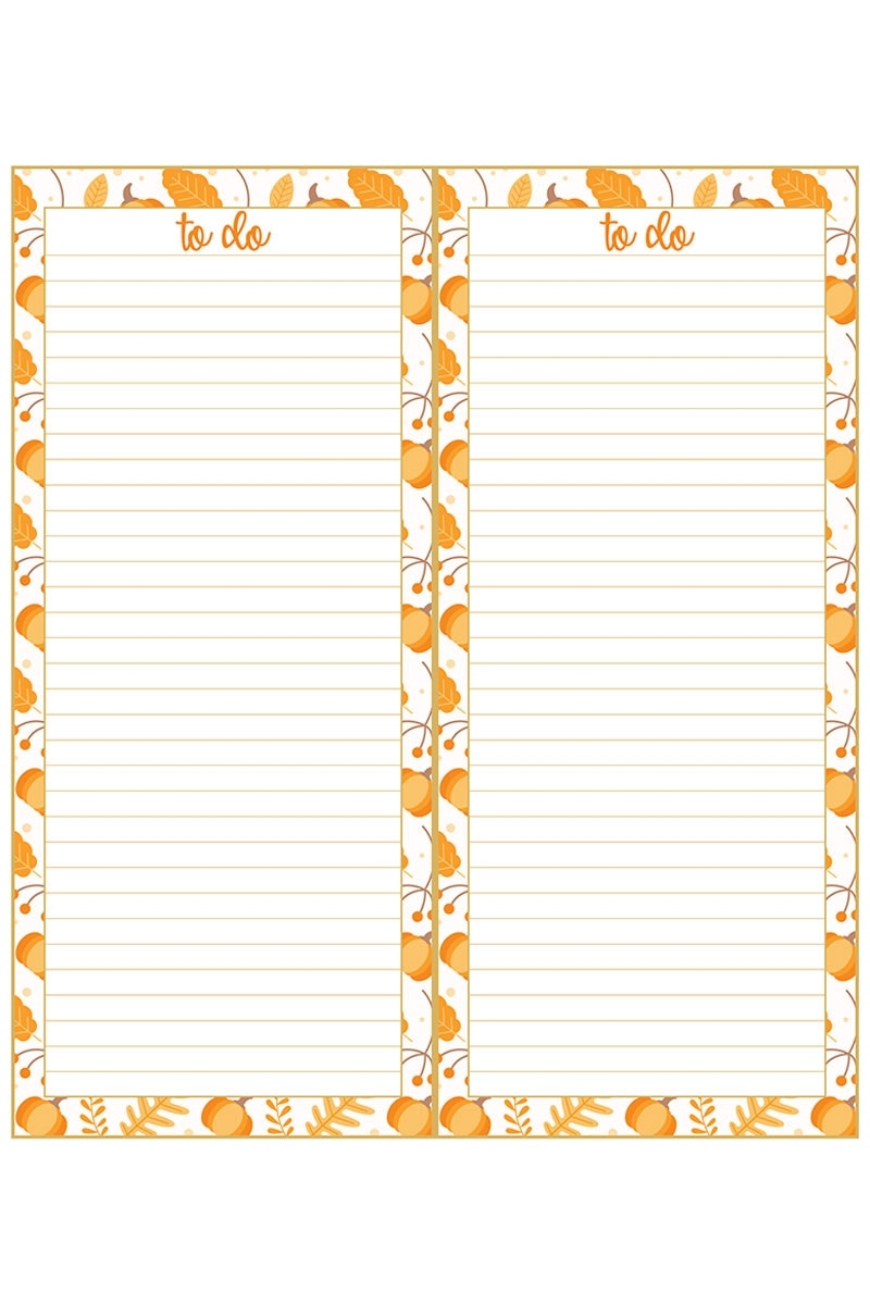 Free Fall To Do Lists 7 Designs Available In Multiple Sizes Free Fall To Do Lists 7 Designs Available In Multiple Sizes