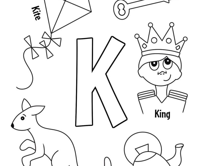 FREE Letter K Worksheets For Preschool The Hollydog Blog