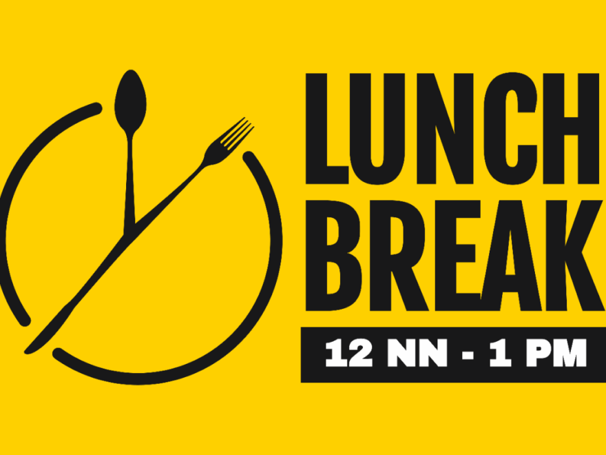 Free Lunch Break Sign Template To Edit Online
