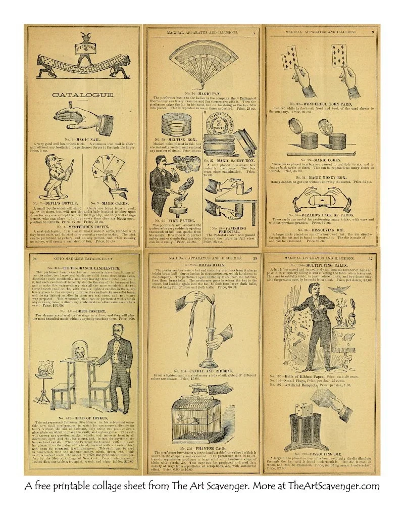 Free Magic Props Printables Victorian Vintage Ephemera From Otto Free Magic Props Printables Victorian Vintage Ephemera From Otto