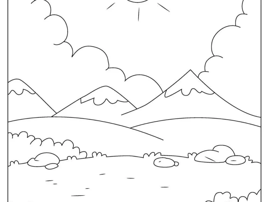 Free NATURE Coloring Pages For Download Printable PDF