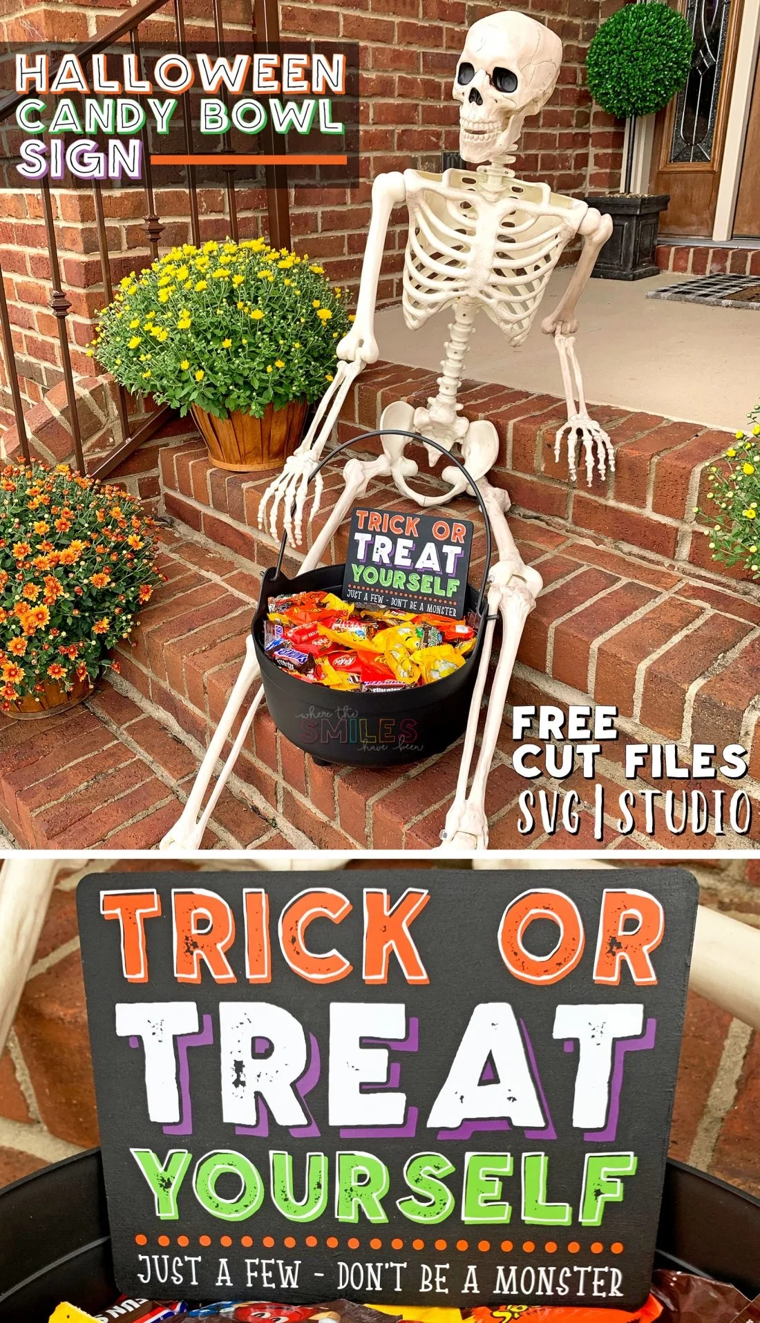 Printable Self Serve Halloween Candy Sign Printable Self Serve Halloween Candy Sign