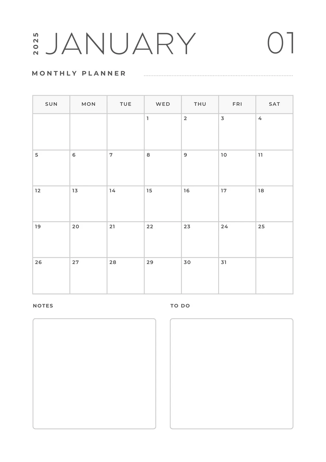 Free Personalized Monthly Planner Templates To Print Canva Free Personalized Monthly Planner Templates To Print Canva