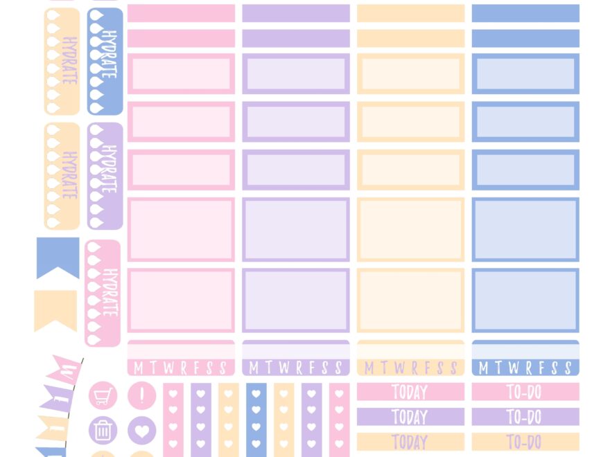 Free Planner Printable Simply Sailor Moon Organized Potato