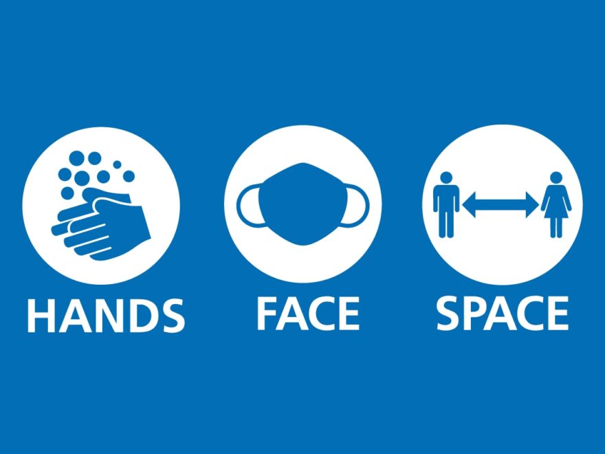 Free Printable A4 Hands Face Space Sign Gompels Care