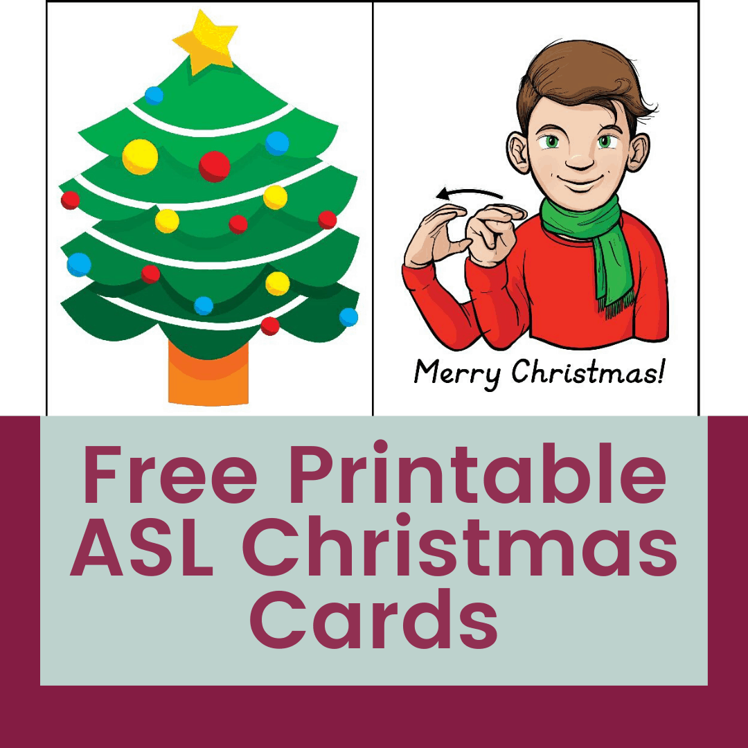 Free Printable American Sign Language Christmas Cards Free Printable American Sign Language Christmas Cards