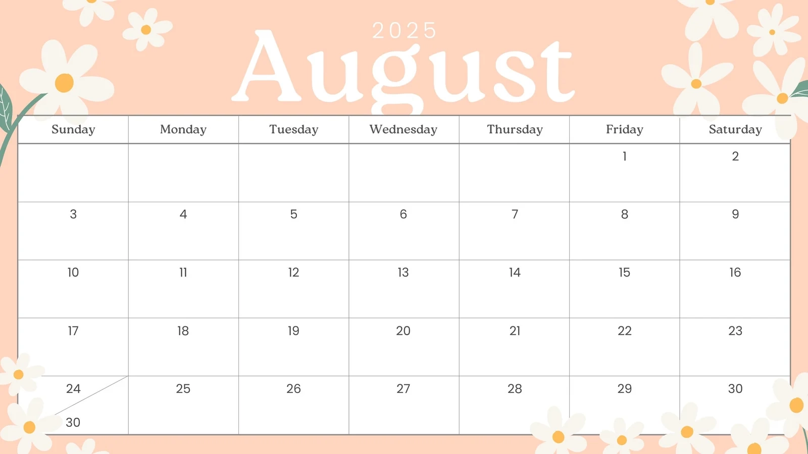Free Printable August 2026 Calendar Templates Canva Free Printable August 2026 Calendar Templates Canva