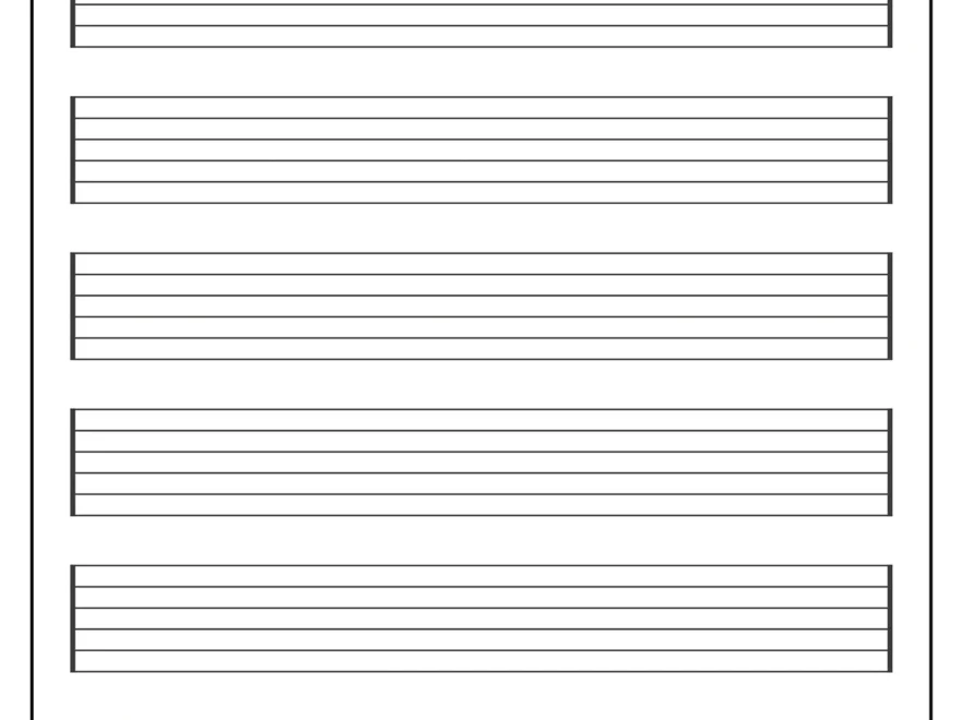 Free Printable Blank Sheet Music For Kids Kids Activities Blog