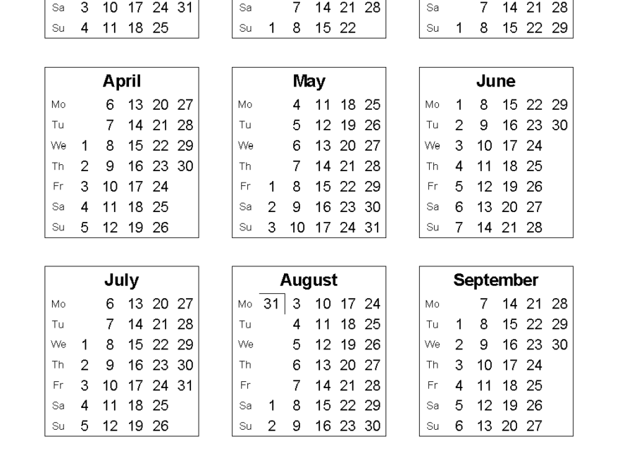 Free Printable Calendars And Planners 2026 And 2027