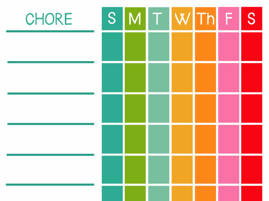 Free Printable Chore Charts For Kids Viva Veltoro