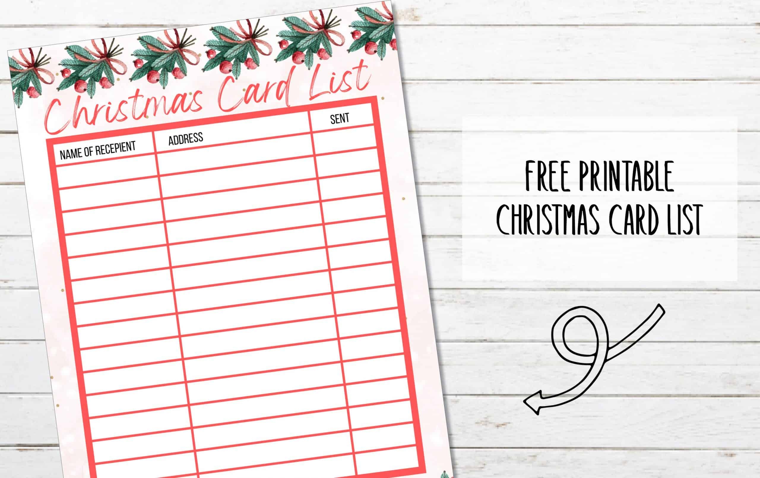 Printable Free Christmas Cards List Printable Free Christmas Cards List
