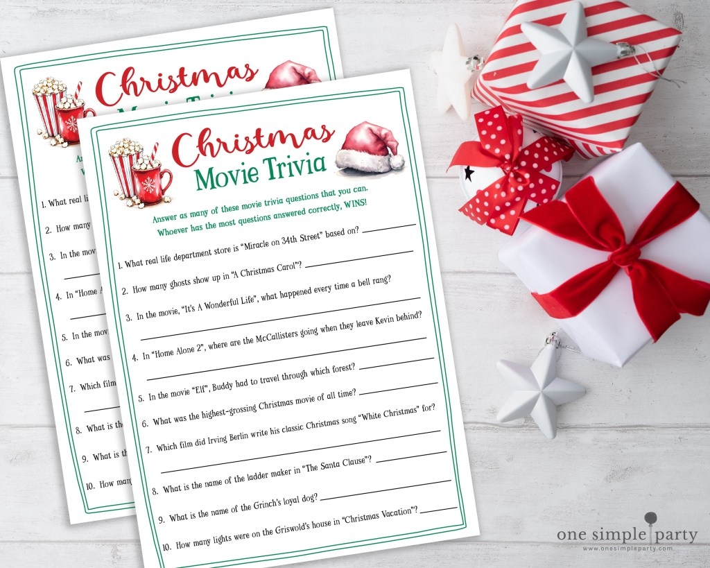 Free Printable Christmas Trivia For Seniors