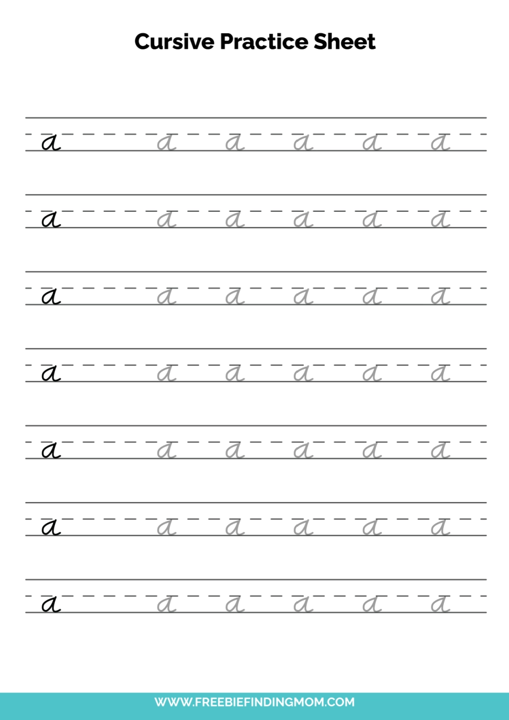 Cursive Handwriting Sheets Free Printables Cursive Handwriting Sheets Free Printables