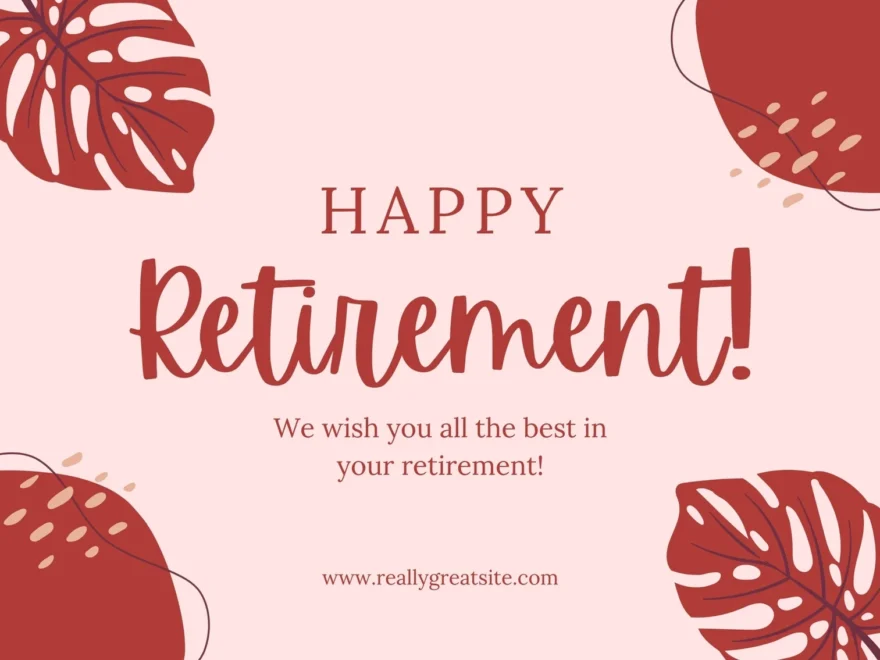 Free Printable Customizable Retirement Card Templates Canva
