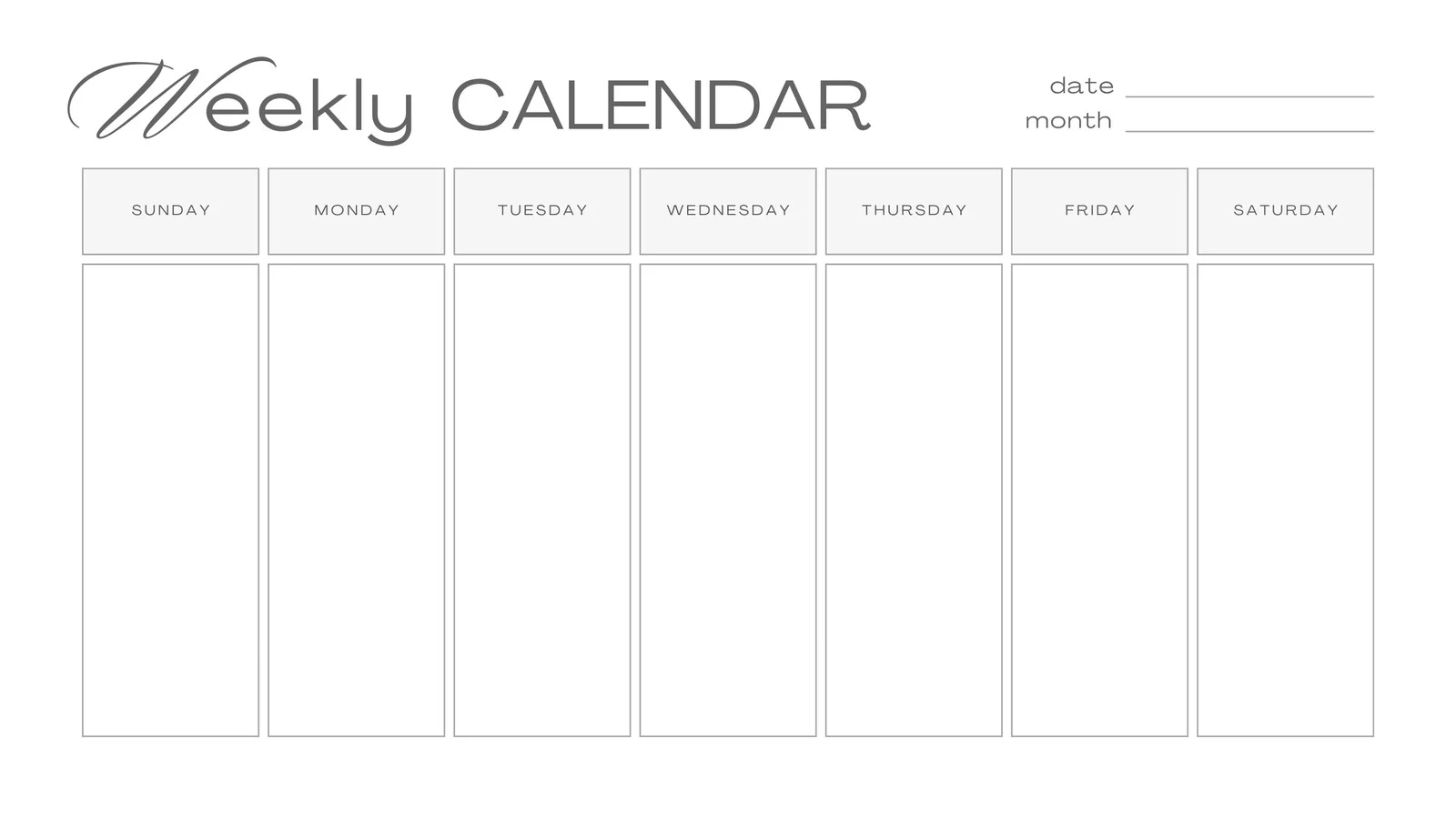 Free Printable Customizable Weekly Calendar Templates Canva Free Printable Customizable Weekly Calendar Templates Canva