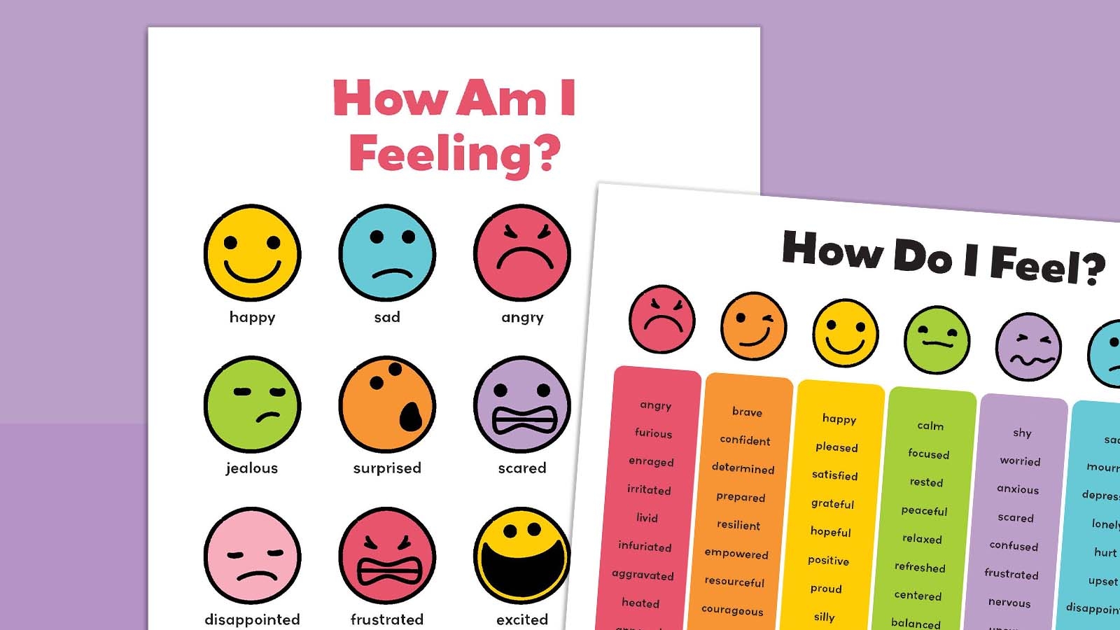 Feeling Chart Faces Printable