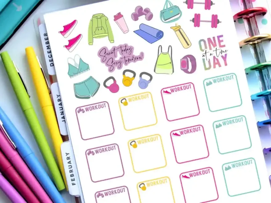 FREE Printable Fitness Planner Tracker To CRUSH Your Health Goals A Country Girl s Life