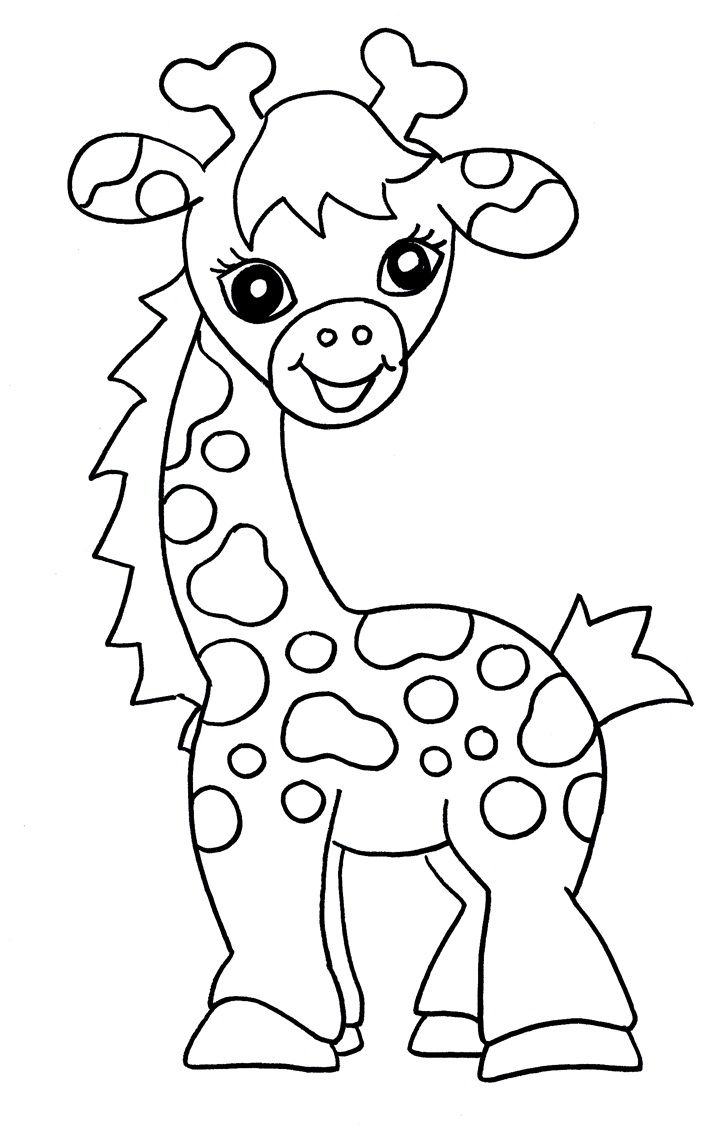 Printable Giraffe Coloring Sheets Printable Giraffe Coloring Sheets
