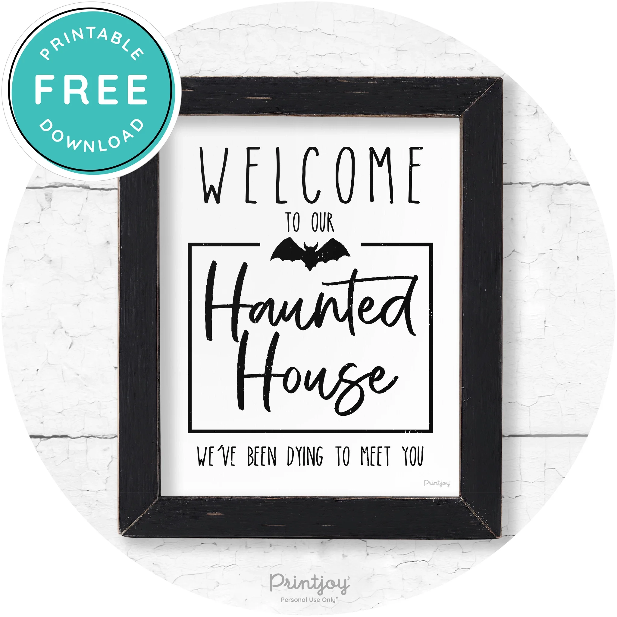 Haunted Mansion Sign Printable Free