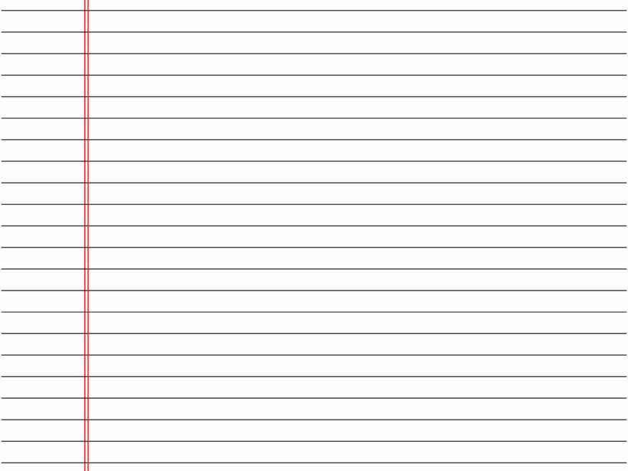 Free Printable Lined Paper Handwriting Notebook Templates