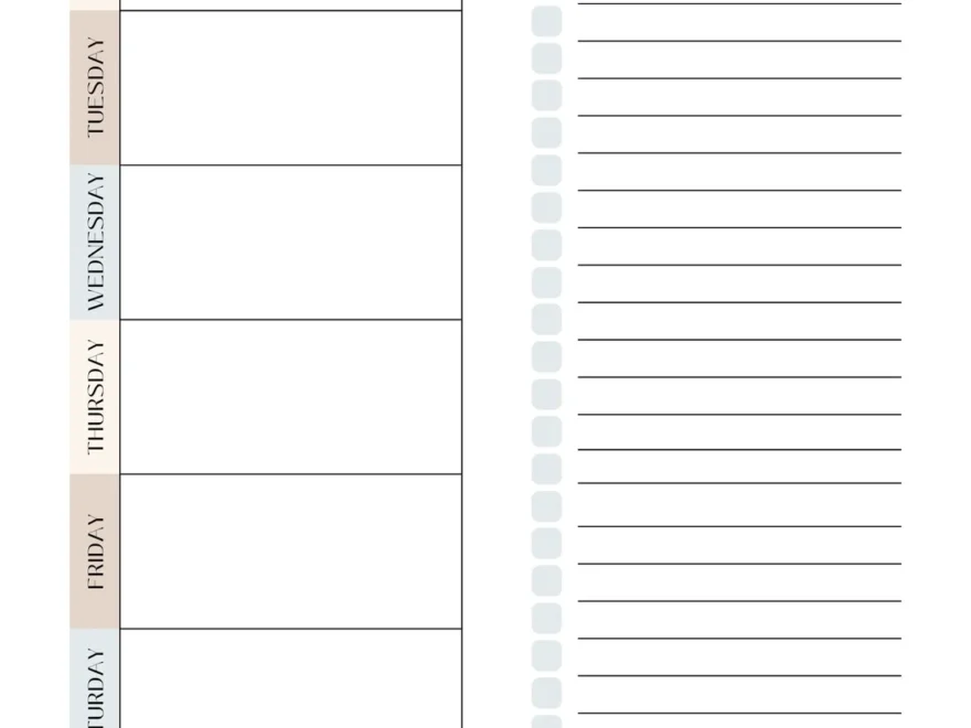 Free Printable Meal Planner Templates To Edit Online Canva