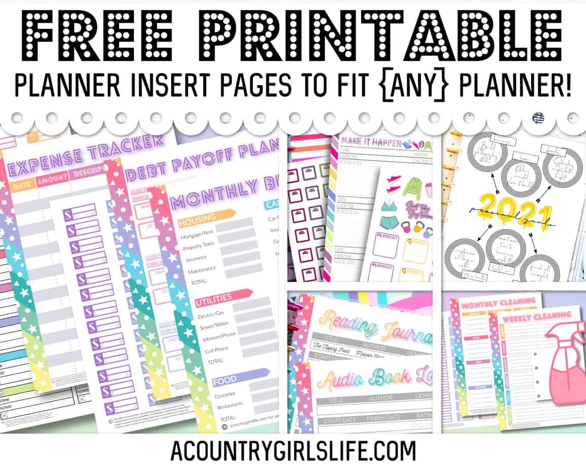 A5 Planner Insert Free Printable A5 Planner Insert Free Printable